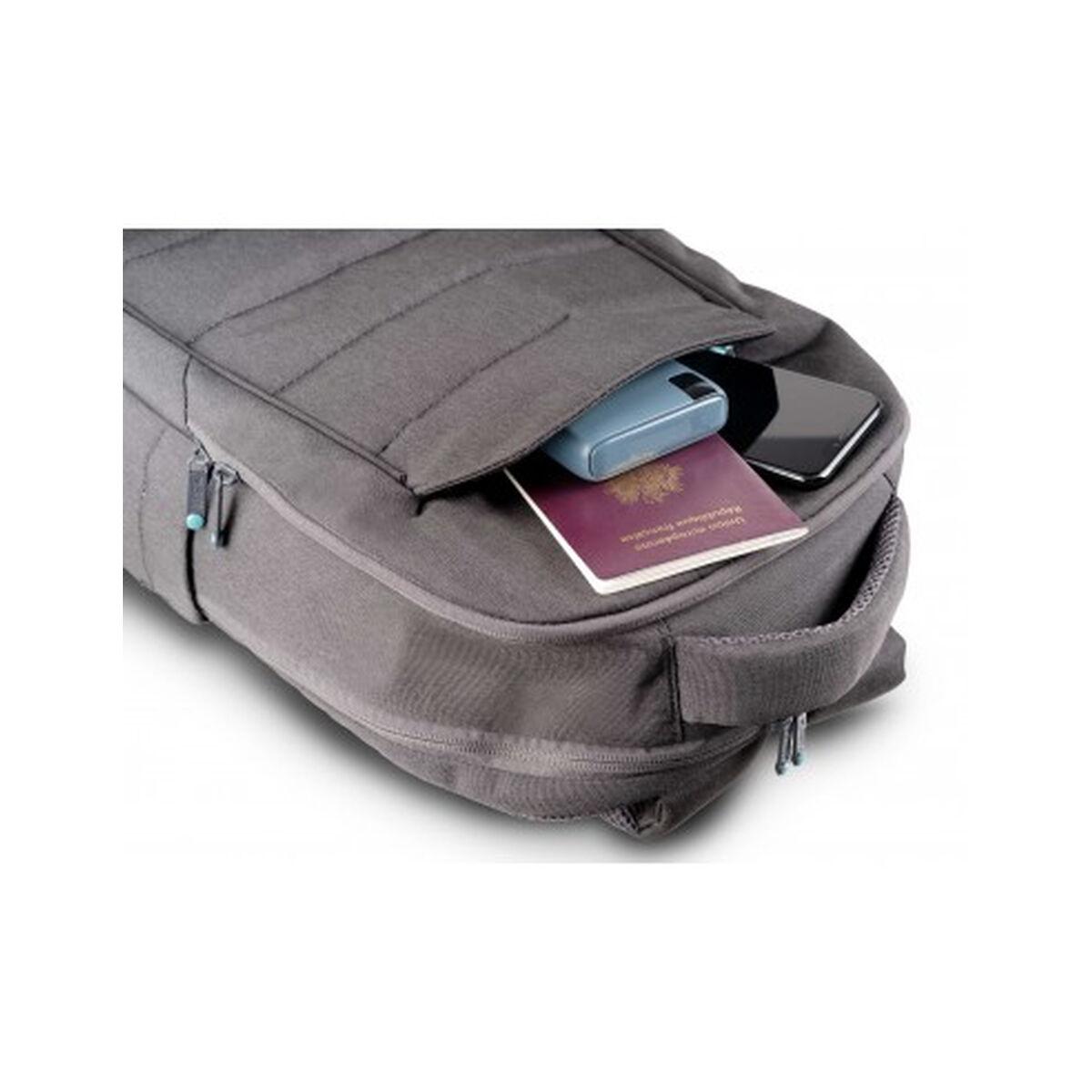 Urban Factory ELB14UF borsa per notebook 356 cm 14 Zaino Grigio (GREENEE ECO BACKPACK DOUBLE COMPARTMENT FOR NOTEBOOK 13/14in)