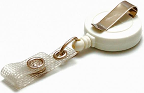 EVOLIS Clip estraibile in plastica. Rotolo da 100 wh + nastro da 72 cm ca. IDS940