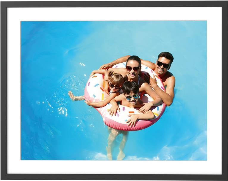 AgFapHoto APF1700WIFI Digital Picture Frame Black 43.2 cm (17 ") Touch Screen WLAN [Classe Energia E] (APF1700WIFI)