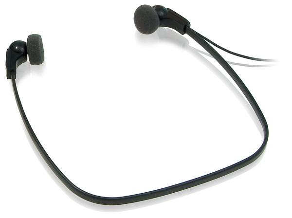 Philips LFH0334 Cuffie Cablato Sottomento MUSICA Nero