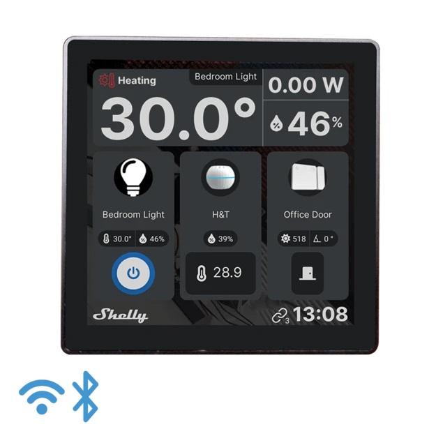 Shelly Wall Display Android Black