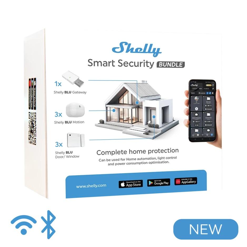 Shelly Smart Blu Bundle 1 - Kit Sensori Bluetooth Hub