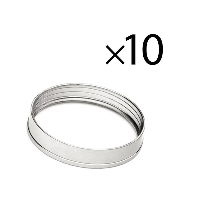 EK Water Blocks EK-Quantum Torque Color Ring 10-Pack HDC 12 Anello di fissaggio della coppia Argento 10 pezzo[i] (EK Water Bloc