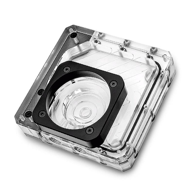 EK Water Blocks Kinetic FLT 120 D5/DDC Reservoir (EK Water Blocks EK-Quantum Kinetic FLT 120 D5/DDC Body D-RGB Reservoir - Plex