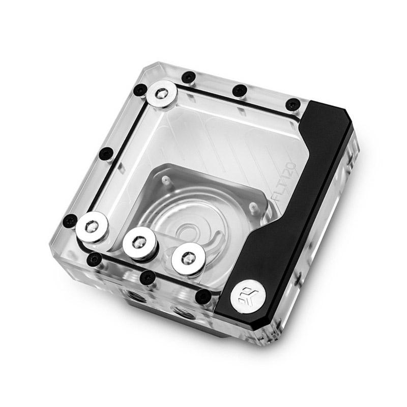 EK Water Blocks Kinetic FLT 120 D5/DDC Reservoir (EK Water Blocks EK-Quantum Kinetic FLT 120 D5/DDC Body D-RGB Reservoir - Plex