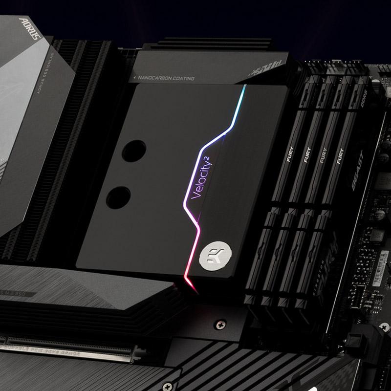 EK Water Blocks Quantum Velocity2 D-RGB Blocco di acqua (EK Water Blocks EK-Quantum Velocity D-RGB CPU Water Block For AMD AM5