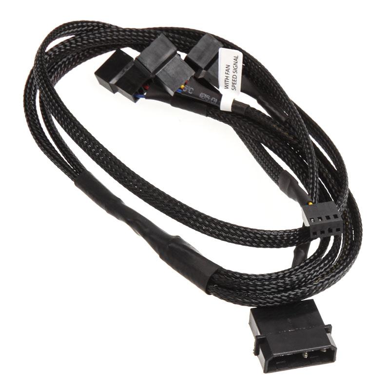 EK Water Blocks 3831109867808 cavo di alimentazione interno 08 m (EK Water Blocks EK-Cable Y-Splitter 4-Fan PWM Extended)