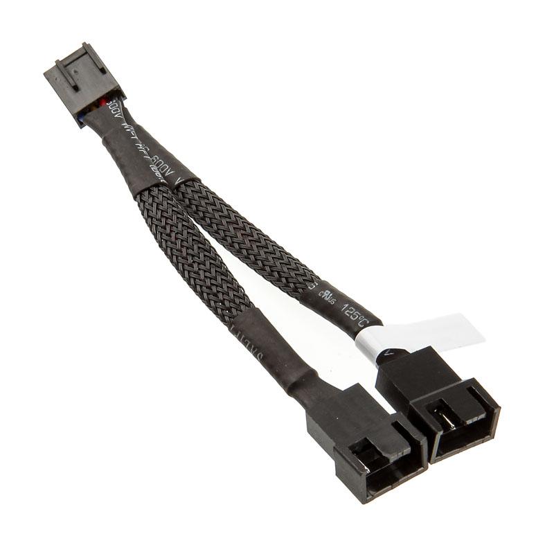 EK Water Blocks 3831109867860 cavo di alimentazione interno 0,1 m (EK Water Blocks EK-Cable Y-Splitter 2-Fan PWM [10cm])