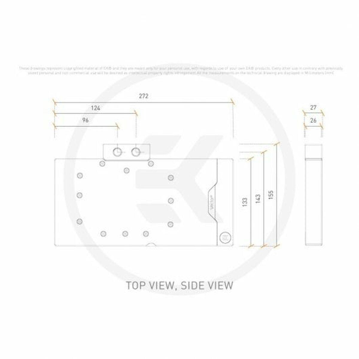 EK Water Blocks EK-Quantum Vector AMP/Trinity RTX 4080 D-RGB Graphics Water Bloc