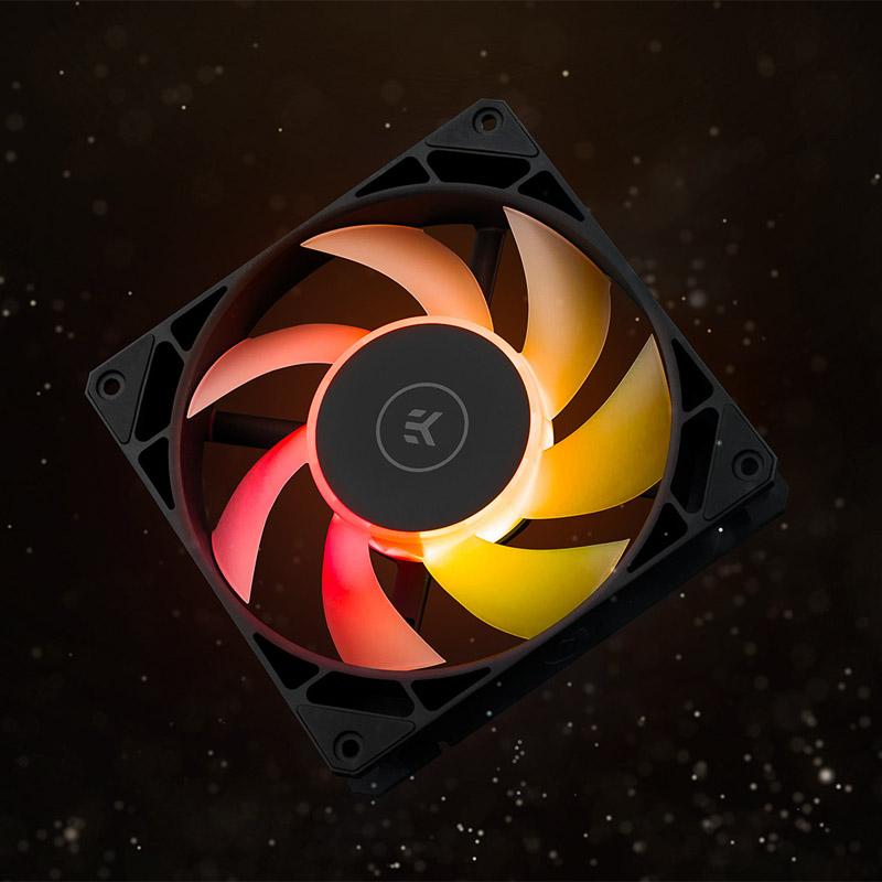 EK Water Blocks Loop Fan FPT 140 D-RGB Case per computer Ventilatore 14 cm Nero 1 pz (EK Water Blocks EK-Loop Fan FPT 140 DRGB