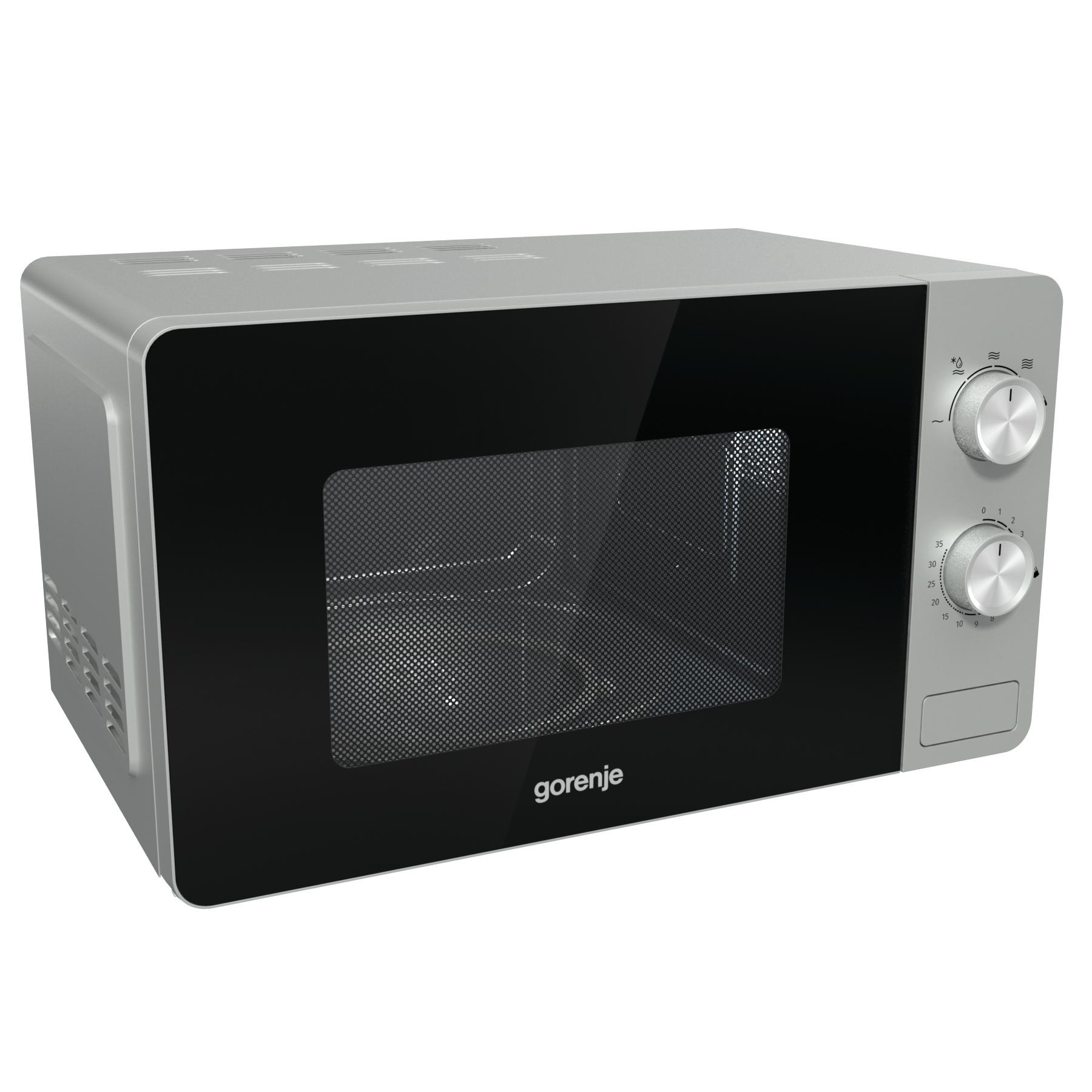 Gorenje MO20E1S Nero, Acciaio inox Solo microonde Over the range 20 L 800 W
