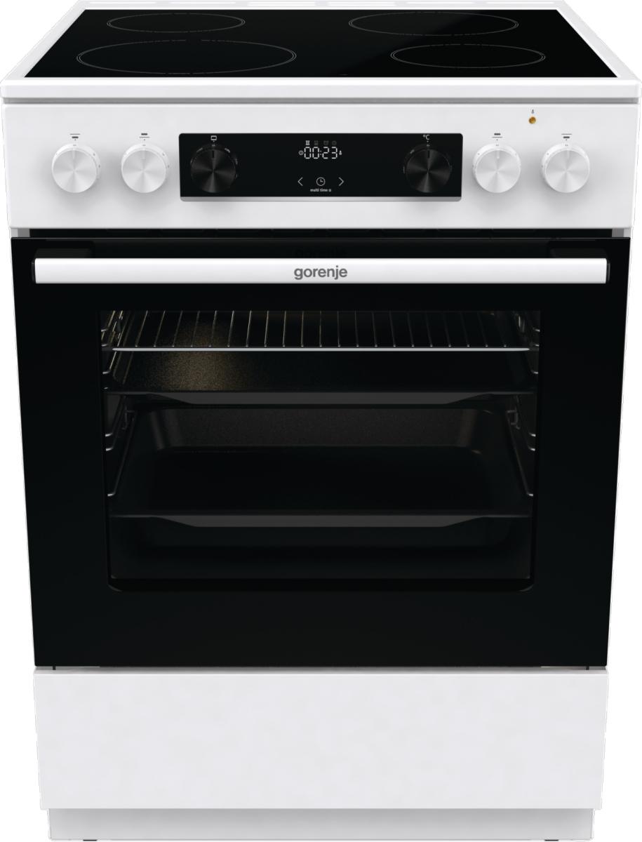 Gorenje GEC6C40WD Cucina Elettrico Ceramica Nero, Bianco