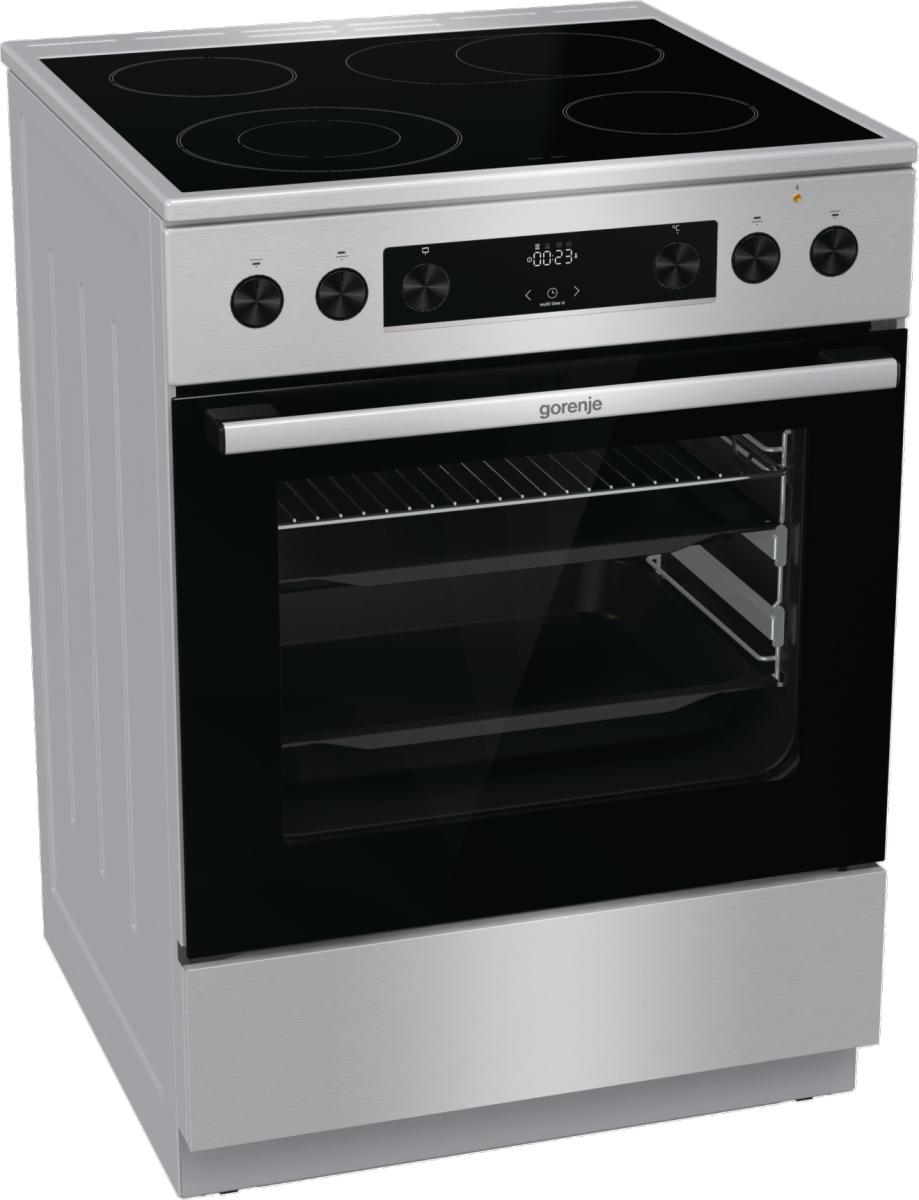Gorenje GECS6C70XPA Cucina Elettrico Piano cottura a bobina Acciaio inox