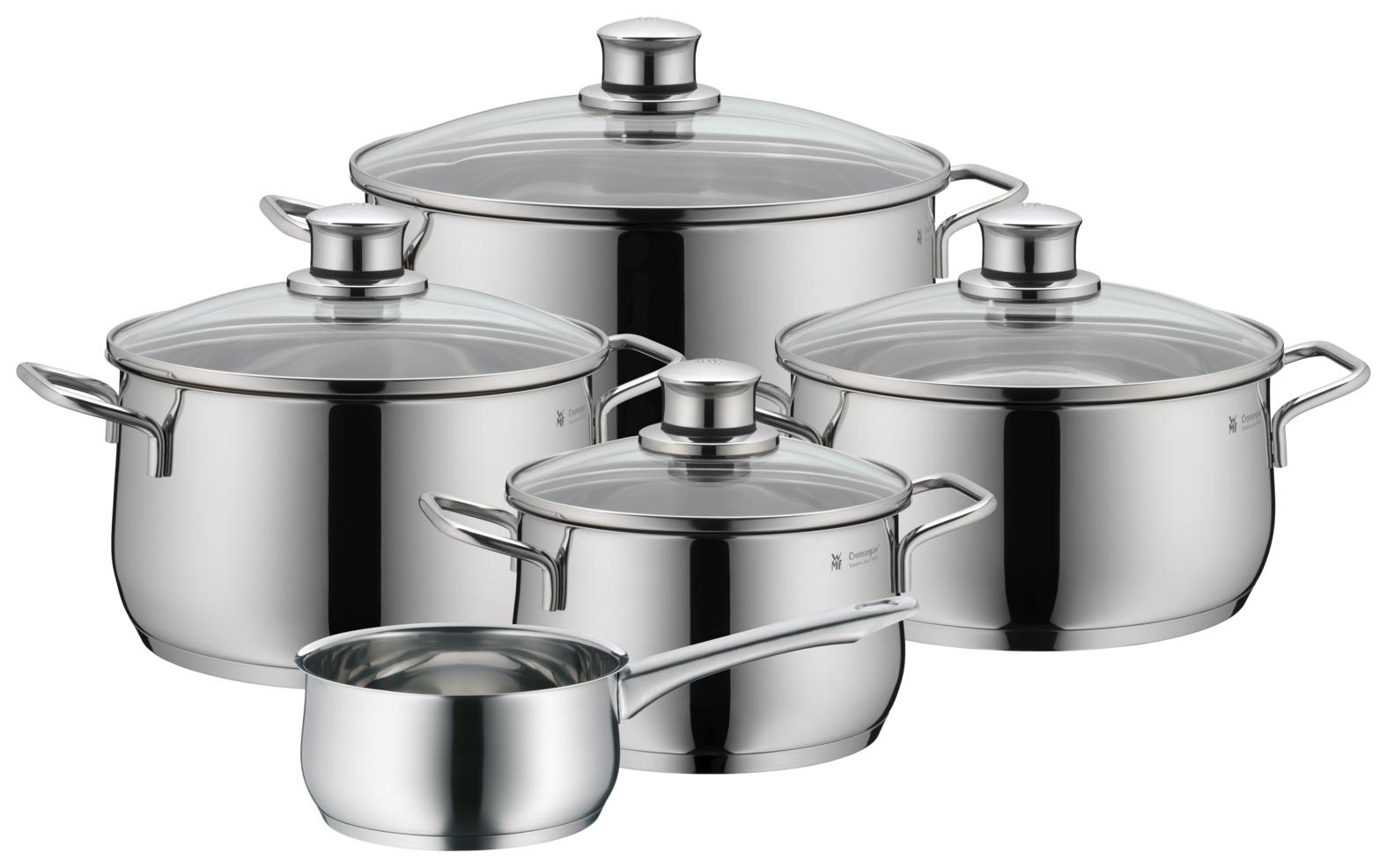 WMF Diadem Plus 0733556040 set di pentole 9 pz