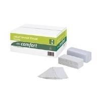 Comfort di carta da asciugamano WEPA, 250 x 330 mm, tessuto a 2 strati bianco alto, piegatura C, riciclaggio al 100%, goffratur