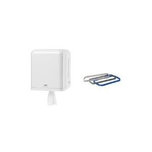 Dispenser per rotoli di asciugamani wepa Professional Alimentazione centrale bianco adatto per rotoli di asciugamani con avvolg