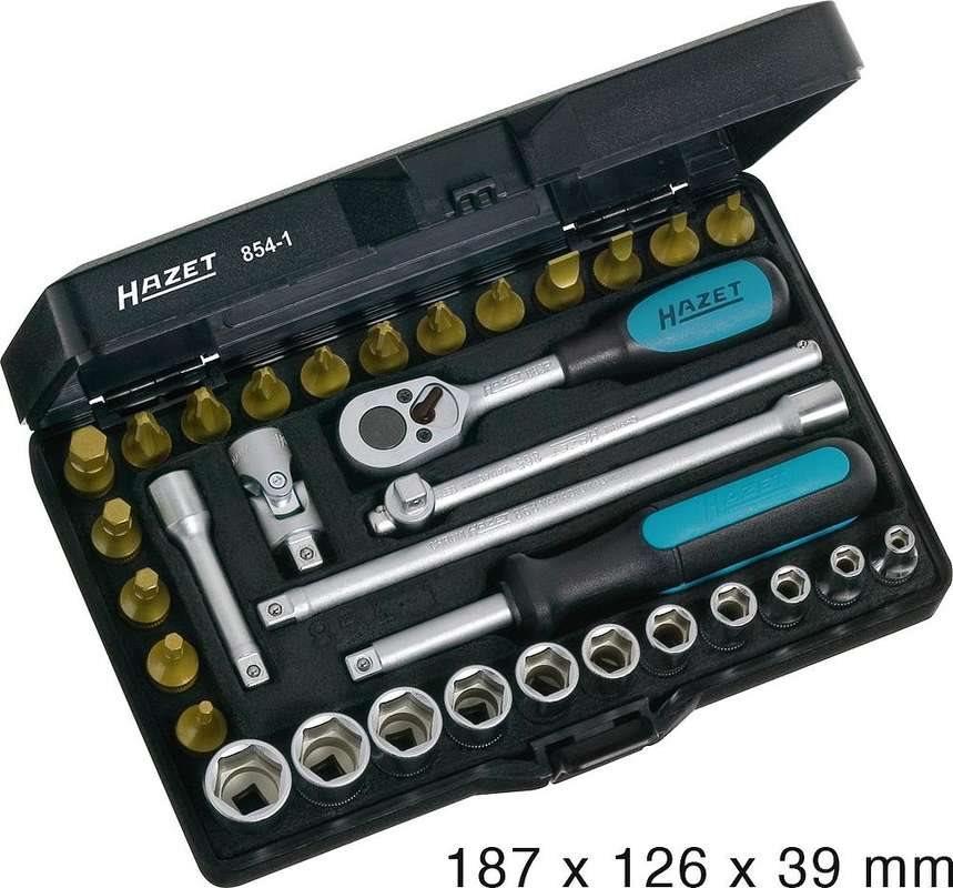 Set di chiavi a bussola 854-1, 1/4