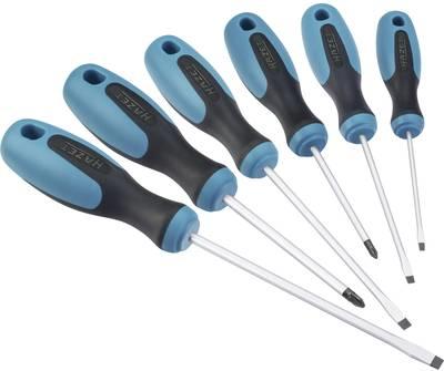 Set di cacciaviti 810 6PZ 6 pezzi blu nero antiscivolo HAZET impugnatura tricomponente