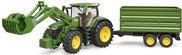 Bruder John Deere 7R 350 with front lo