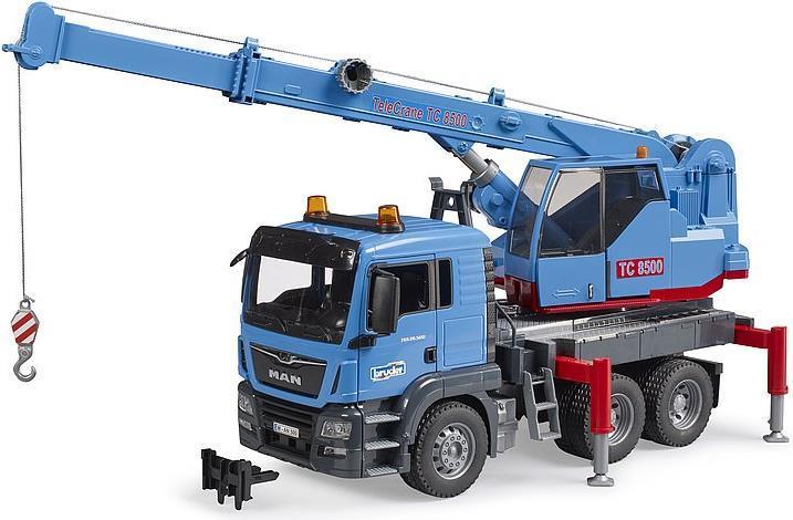 BRUDER MAN TGS crane truck, model vehi