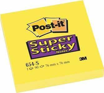 Post-it Sticky Notes Sticky Notes Super St.76x76mm Giallo