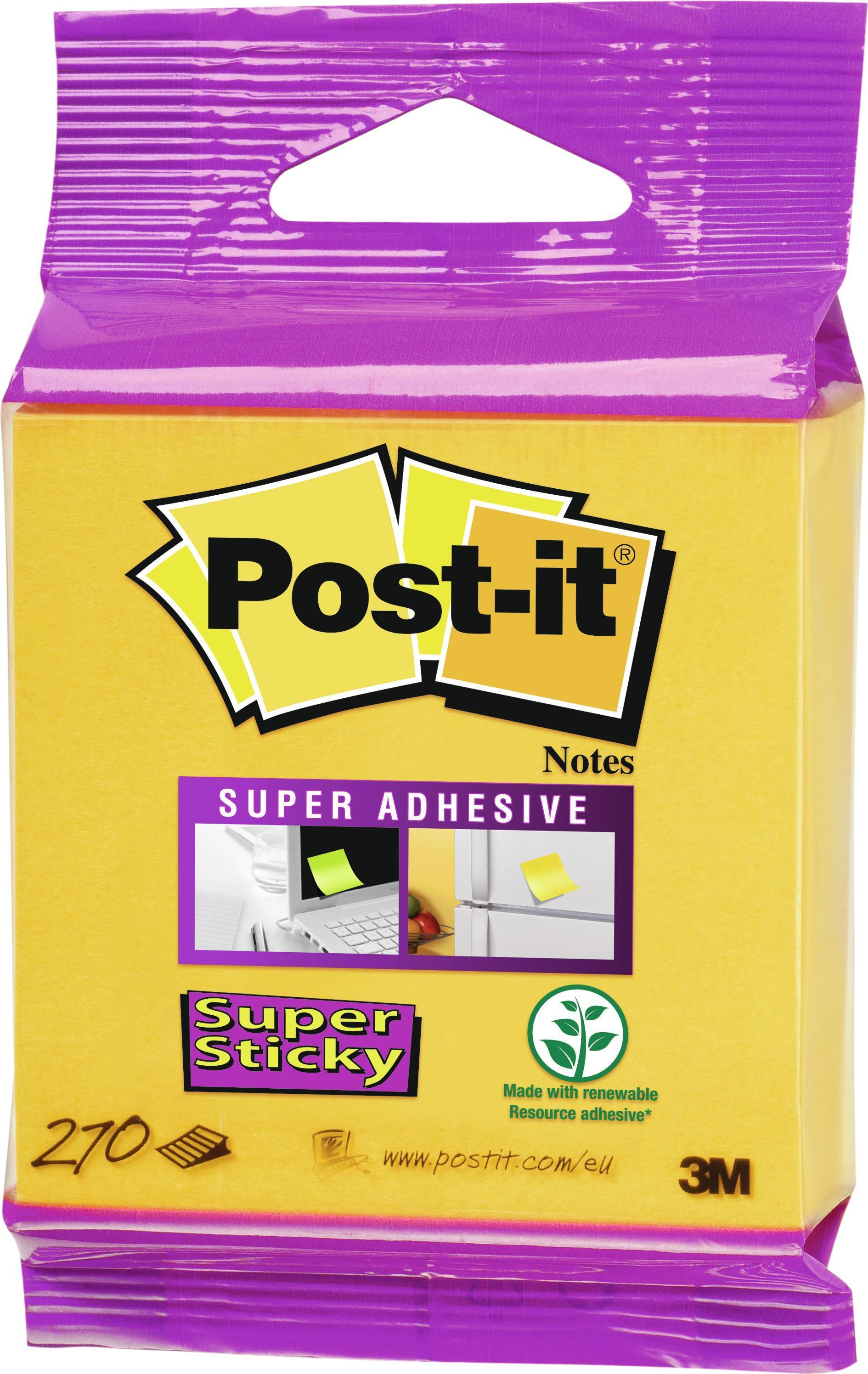 Pannello Post-it SUP Sticky Notic Extrastark 2014-S foglio Gelb-270