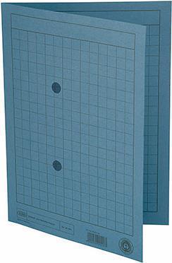 Cartella di distributore e circolazione ELBA, A4, Manil Karton, Blue 250 G-SQM, con pressione reticolare- 50 pezzi (35461 BL)