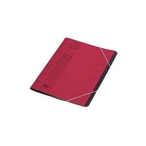 Cartelle ELBA Chic Bord.7 pezzi DIN A4 7 scomparti rosso