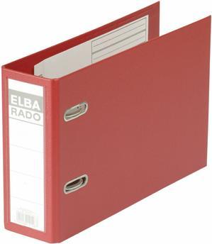 Cartella ELBA rado plast - DIN A5 orizzontale dorso 75 mm copertina rossa esterno/interno PVC sostituibile (10596 RO)