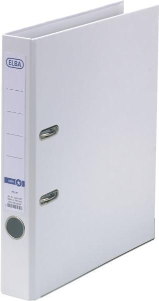 Cartella ELBA rado Star larghezza dorso 50 mm bianco copertina DIN A4 esterna - interna PP tasca trasparente con intercambiabil