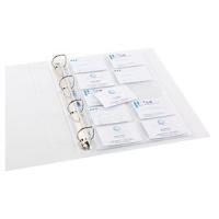 Elba Bambe Cards Cards, Din A4, PP, 0,09 mm Crystal Clear, Left Open, Document Law, per 20 biglietti da visita (71498)