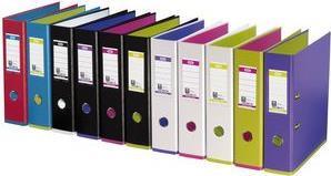 Dorso di cartella OXFORD larghezza 8 cm DIN A4 in plastica azzurro