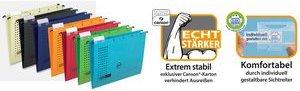 Elba Hängemapp Chic Ultimate, Din A4, Green Side Open, realizzato in canson estremamente resistente - 25 pezzi (85740 GN)