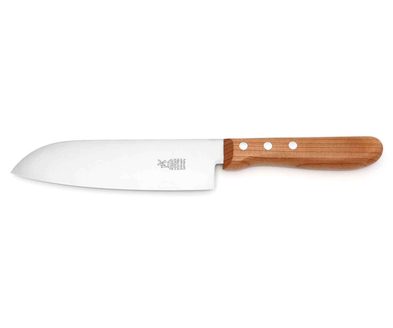 Coltello Windmill 1940625020002 Coltello da chef Santoku-ciliegio
