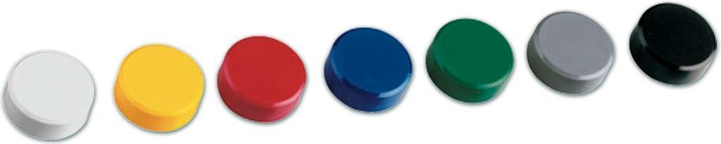 Maul Magnet Maulpro ( asped) 30 mm x 10 mm attorno al bianco giallo rosso blu verde grigio nero 20 St. 6177199 (6177199)