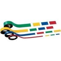 Strisce magnetiche a leva Maul (W) 20 mm x (L) 1.000 mm, possono essere etichettati in rosso, individualmente tagliabile, resis