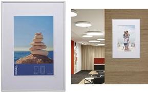 Cornice MAUL 130 x 180 cm argento
