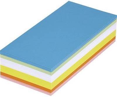 Cartoline moderazione MAUL 205 x 95 cm blu verde rosso arancione giallo bianco
