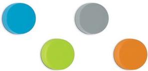 Magneti MAUL 146 x 09 ciascuno 2x blu grigio verde arancione