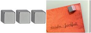 Magneti MAUL 10 x 10 x 10 argento