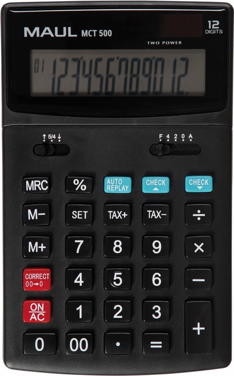 Calcolatrice da tavolo MAUL MCT500 nera
