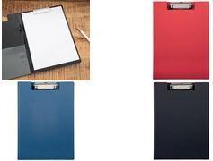 Maul Klemmlett-Folder Maulpoy, rivestimento per film PP, Black Din A4, realizzato in cartone con rivestimento in foglio, tasca