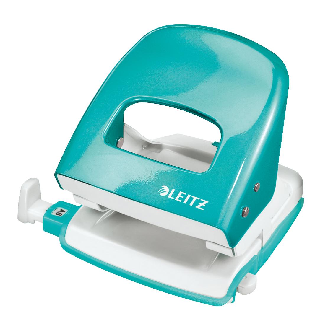 Leitz NeXXt WOW perforatore e accessori 30 fogli Blu Bianco