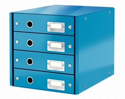 Leitz 60490036 scatola per la conservazione di documenti Pannello in fibra Blu