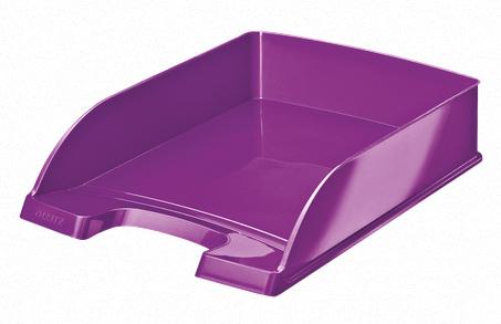 Leitz 52263062 vassoio da scrivania Polistirolo Porpora (Leitz WOW Letter Tray A4 Portrait Purple - 52263062)