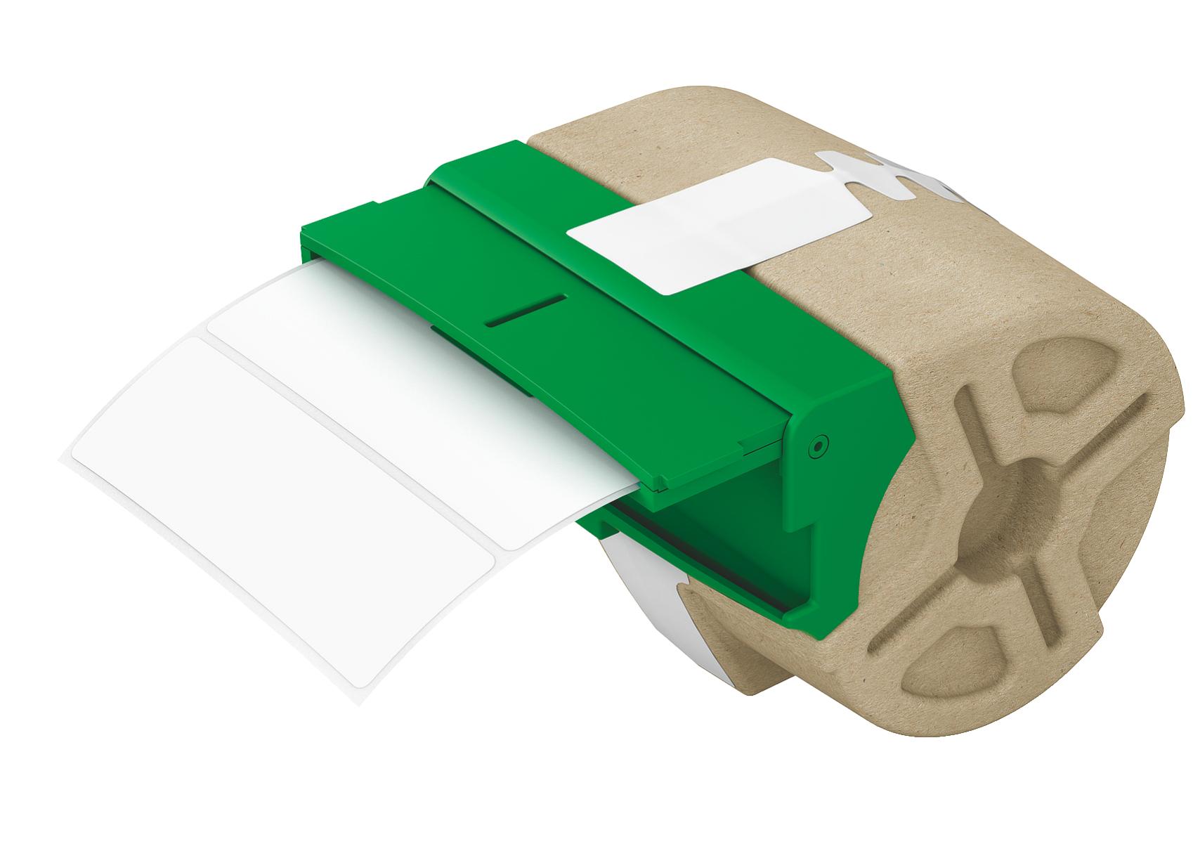 Leitz 70130001 etichetta per stampante Bianco (Leitz 70130001 Pre-Cut Adhesive 59mm Label Cartridge)