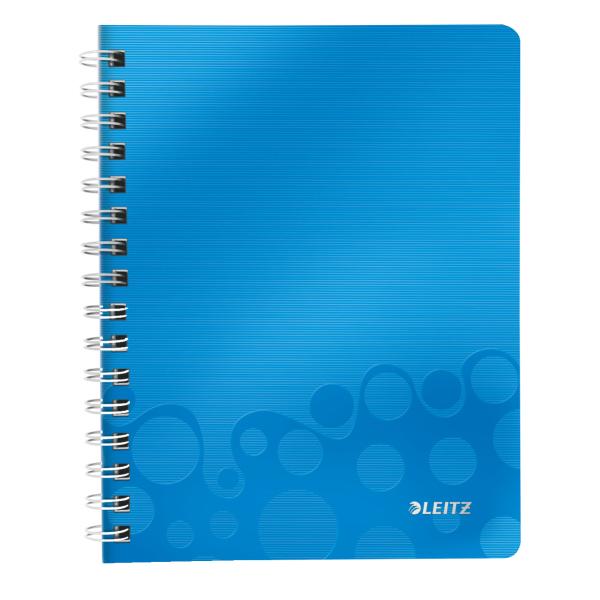 Leitz WOW quaderno per scrivere A5 80 fogli Blu