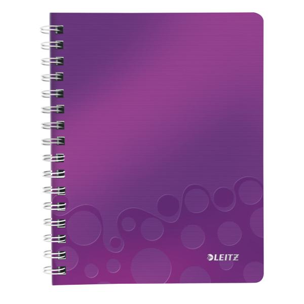 Leitz WOW quaderno per scrivere A5 80 fogli Viola