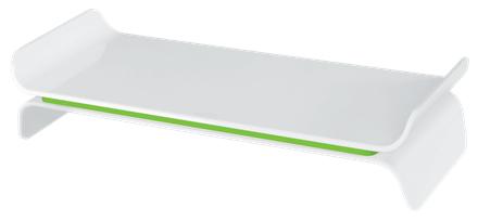 Leitz 65040054 supporto da tavolo per Tv a schermo piatto 686 cm 27 Verde Bianco (Leitz Ergo WOW Adjustable Monitor Stand Green)