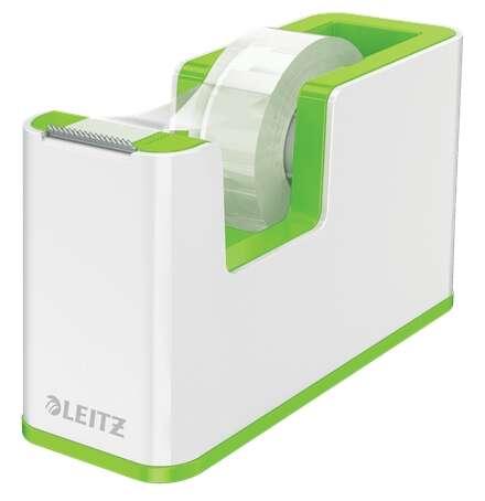 Leitz 53641054 dispenser nastro adesivo Polistirene PS Verde Bianco (Leitz WOW Dual Colour Tape Dispenser for 19mm Tapes White/